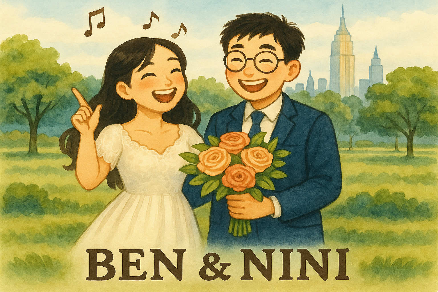 Ben & Nini wedding cover